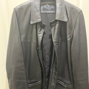 Kenneth Cole leather Coat